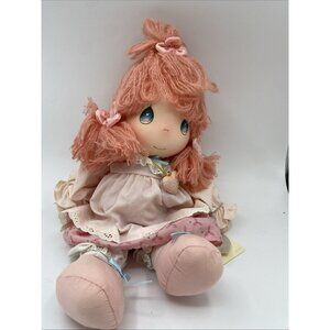 VTG 1985 Precious Moments Last Forever Heather Doll w/Heart Locket